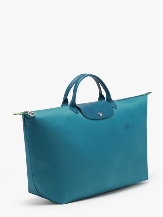 Longchamp Le pliage green Reistassen Blauw